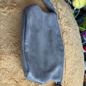 Gray Suede makeup bag